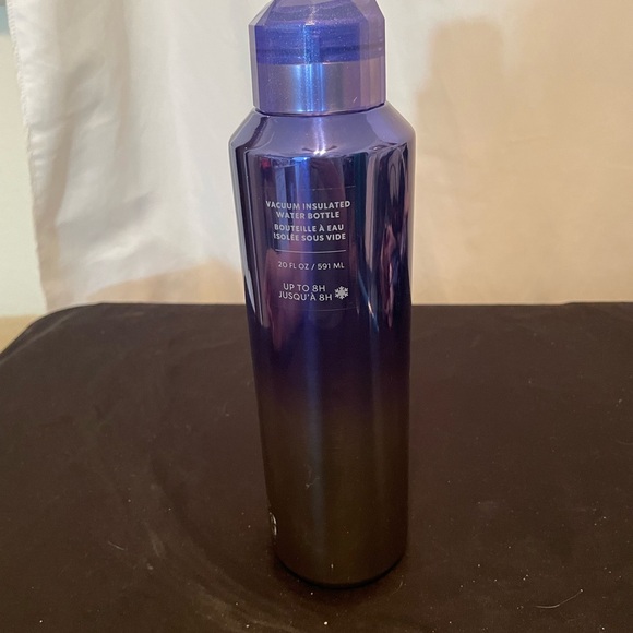 NWT Starbucks 2023 Silver & Glacier Blue Gradient Jewel Lid SS Bottle Tumbler - Picture 2 of 5